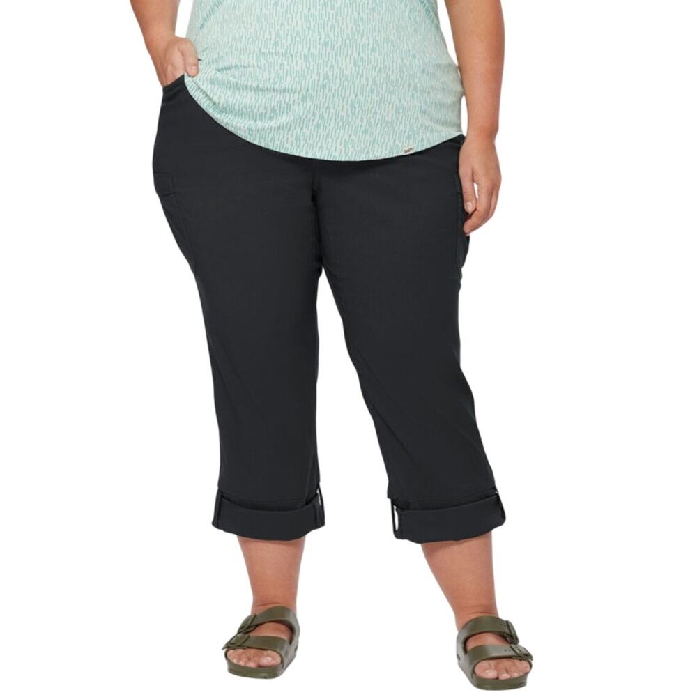 Duluth Trading Women's Plus Dry on the Fly Bootcut Cargo Pants Size 26Wx31
